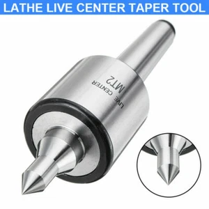 MT2 Live Center Morse Taper Precision 0.001 CNC Long Spindle Lathe Tool KD - Picture 1 of 4