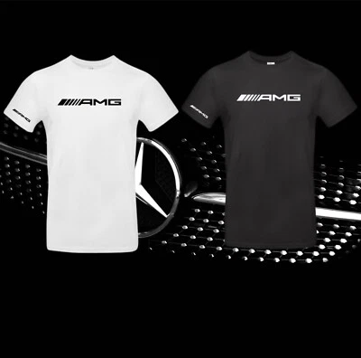 Mercedes AMG T-shirt Cadeau Anniversaire Top Conducteur Fantaisie Adulte Tee - Photo 1/2