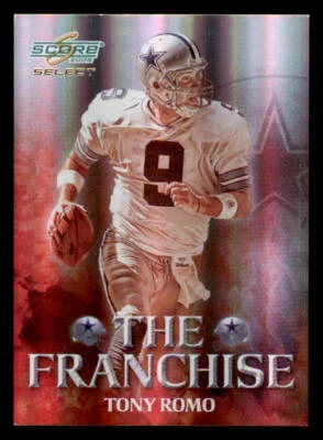 2008 Score Franchise Scorecard #1 Tony Romo /999 - Image 1 of 2