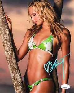 Stacy Keibler (8x10 ELITE METALLIC) JSA COA WWF WCW photo signed auto - Picture 1 of 1