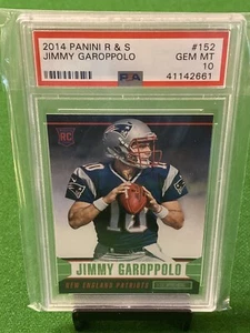Jimmy Garoppolo 2014 Panini Rookies & Stars #152 RC PSA 10 🔥🔥🔥 49ers - Bild 1 von 2