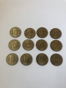 1997-98 McDonald’s Team Canada Olympic Hockey Medallions. Complete Set of 12.