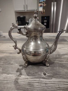 Vintage F.B. ROGERS SILVER CO Silver Plated Coffee / Tea Pot - Picture 1 of 4