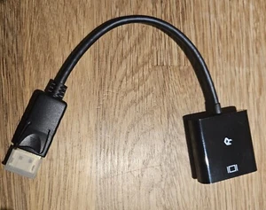 DP to VGA Adapter DisplayPort to VGA Adapter  - Picture 1 of 4