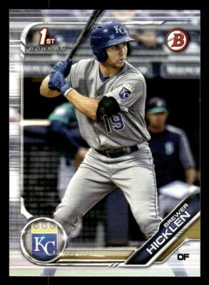 2019 Bowman #BP-72 Brewer Hicklen Prospects Card Kansas City Royals - Image 1 of 2