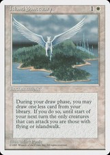 MTG Island Sanctuary (4ed) [Fourth Edition] [Lightly Played]