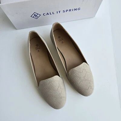 Call It Spring Pirita Beige Casual Loafers Size 7.5 US - Image 1 of 4