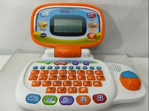 VTech Tote and Go Laptop Orange Preschool Toddler Learning Games Tested *Works - Picture 1 of 10