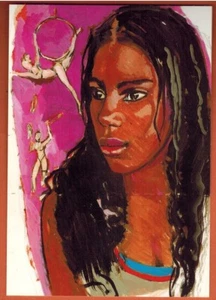 Carte Postale Neuve- Dayan Elève D'école de Cirque- illustrateur Titouan Lamazou - Imagen 1 de 1