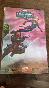 2017 SDCC COMIC CON EXCLUSIVE MARVEL CUSTOM POSTER POWERS UNITED VR DEADPOOL - Picture 1 of 1