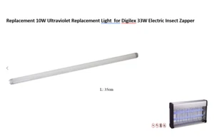 10W T8 Ultra Violet Tube For UV Electric Insect Fly Killer Bug Zapper Light Lamp - Picture 1 of 2