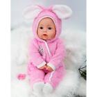 BiBi Doll Lifelike Large Soft Bodied 20" Baby Doll Girl With Baby Pink Jumpsuit
