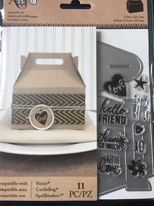 Geschenkbox stempeln und schneiden - Bild 1 von 2