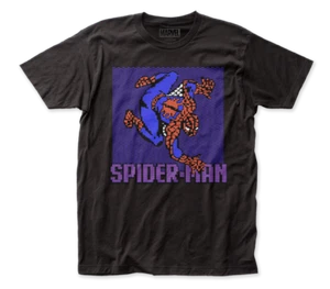 Spiderman - 8-BIT Cingolato - T-Shirt - Nuovo & Autorizzato - Marvel SMAN26 - Picture 1 of 1