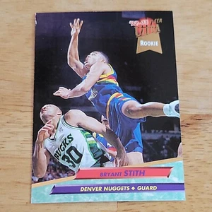 Tarjeta de baloncesto Fleer Ultra 1992 1993 radiocontrol novato Bryant Stith #255 - Imagen 1 de 2