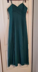 Erica Michelle full length gown,green sz 7-8,new - Picture 1 of 11