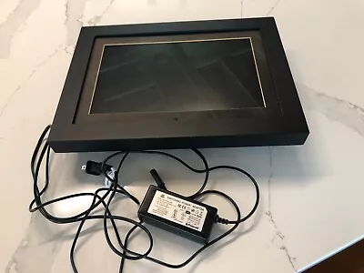 Polaroid 7” Digital Picture Frame Wood Frame Mat PDF-750W Clock & Calendar - Image 1 of 4