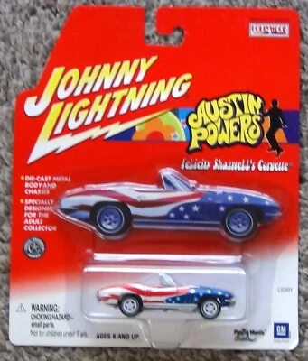 Johnny Lightning Hollywood On Wheels Felicity Shagwell's CORVETTE Austin Powers - Image 1 of 4
