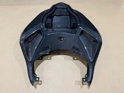 Cubierta de asiento de conductor trasero trasero de fibra de carbono Ducati 848 1098 1198 cubierta carenado capucha Foto 1 de 4