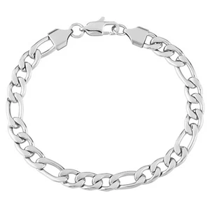 Pulsera unisex London Fog Figaro Link de 8 pulgadas - Imagen 1 de 12