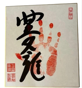 Hoshoryu Yokozuna  Sumo Wrestler Original TEGATA Hand Stamp - Picture 1 of 1