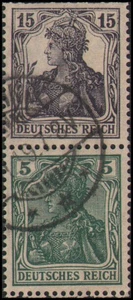 Alemania Michel #S6 Usado Se-Inquilino Par - Imagen 1 de 1