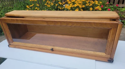 Librería antigua de roble Macey Barrister sección 10 1/2" de alto 8" interior #1 Foto 1 de 4