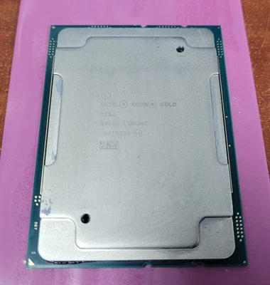 Intel Xeon Gold 6252 2.1GHz 24-Core Server CPU LGA3647 35.75MB SRF91 - Image 1 of 2