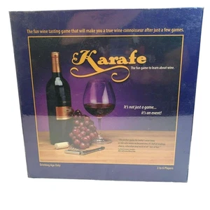 NIB Karafe Wine Game Learn About Wine Party Game Factory Sealed - Picture 1 of 6