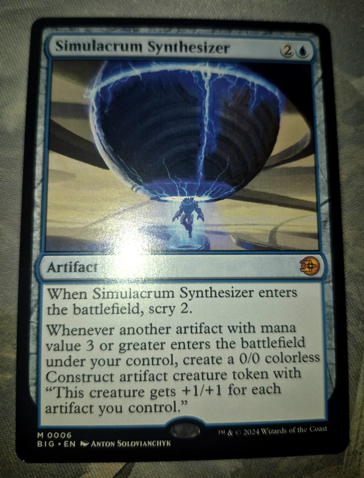 Simulacrum Synthesizer Outlaws of Thunder Junction: the Big Score Regular x1 MTG - Image 1 of 1