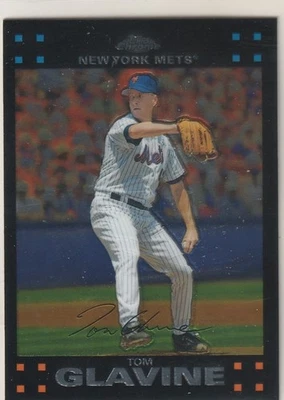 2007  TOPPS CHROME   TOM GLAVINE  #165   NM/MT   INV 10,634 - Image 1 of 2