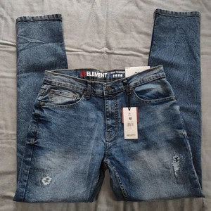 Element - Skateboard Jeans - Mens 32x32 - Modern Stretch Slim Fit - Zues Wash - Picture 1 of 14