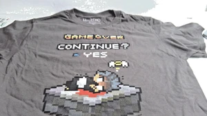 Size Medium Re: Zero Adult New T-Shirt - Game Over Continue? G19 - Picture 1 of 2