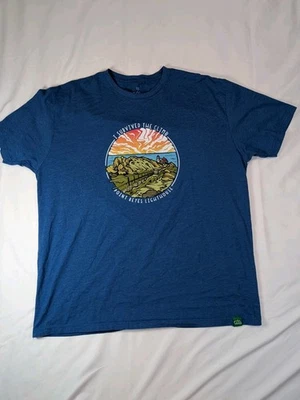 Camiseta National Sea Shore, Point Reyes, manga corta, azul, XXL para hombre Foto 1 de 4