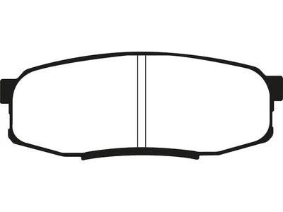 For 2008-2011, 2013, 2016-2018 Toyota Land Cruiser Brake Pad Set EBC 39265NVZW - Image 1 of 4