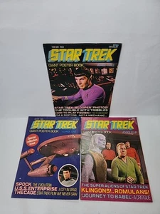 Star Trek Giant Poster Book Lot (3) - Voyage 1/3/4 - 1976 - Picture 1 of 11
