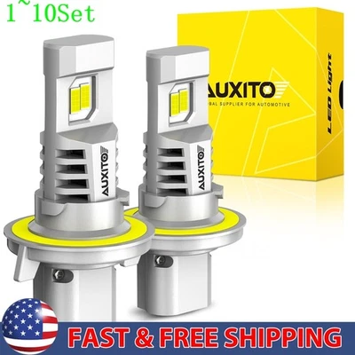 LED Headlight Bulb H13 for 9008 Ford F-150 04-14 Hi-Lo Beam 30000LM 200W 1-10Set - Image 1 of 4