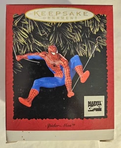 Marvel Comics Spiderman por Hallmark Keepsake Ornament QX5757 1996 Edición ~ ¡Nuevo en caja! - Imagen 1 de 3
