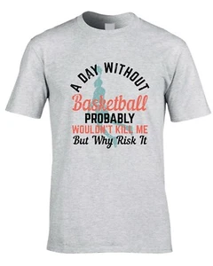 Camiseta blanca divertida de baloncesto para hombre regalo cancha deportiva jugador de baloncesto genial - Imagen 1 de 5