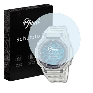 Bruni 2x Folie für Casio GA-2100SKE-7AER Schutzfolie Displayschutzfolie - Bild 1 von 8