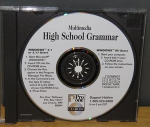 Vintage - Pro One Multimedia High School Grammar Cd - disk only - Picture 1 of 1