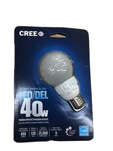 1 CREE 40W Äquivalent Tageslicht 5000k A19 Dimmbar LED Glühbirne - Bild 1 von 3