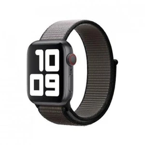 Véritable Apple Montre Nylon Sport Boucle Bracelet Bande 38mm/40mm - Ancre Gris - Photo 1 sur 8
