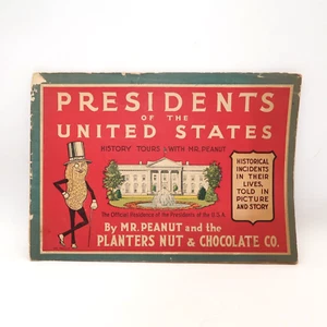 Planters Nut Presidents of the United States Booklet Mr Peanut Vintage 1932 - Picture 1 of 10