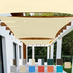 Cubierta de toldo vela parasol exterior rectangular de 2' (W) para fácil ajuste entre paredes - Imagen 1 de 100