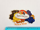 Adhesive Fruit Of the Loom Ranch Wear Sticker Autocollant Vintage 80s