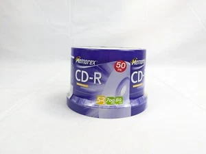 Memorex CD-R Pack of 50 Recordable Discs, 52 x 700MB, 80 min - Picture 1 of 13
