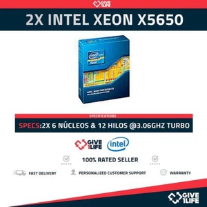 2x CPU INTEL XEON X5650 6 NUCLEOS Y 12 HILOS 2.66GHZ A 3.06GHZ, LOTE DE 2 UNDS- - Picture 1 of 2