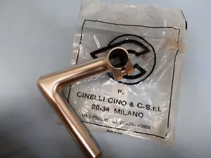 Cinelli Vorbau 1/A altes Logo 115mm NOS 26,4 Klemmdurchmesser 22,2 Feder albern selten - Bild 1 von 22