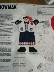 PANEL DE TELA DE PARED/PUERTA MUÑECO DE NIEVE COLGANTE ALREDEDOR - Imagen 1 de 2